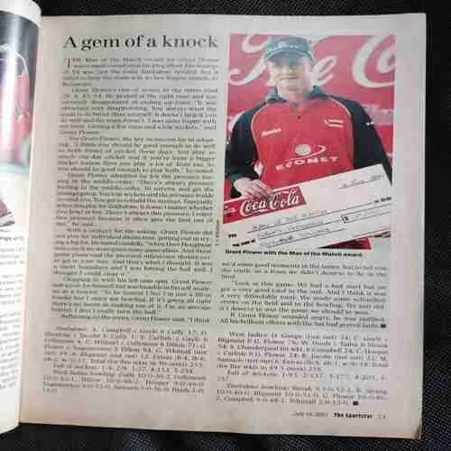 Sportstar (Saturday,July 14 , 2001)