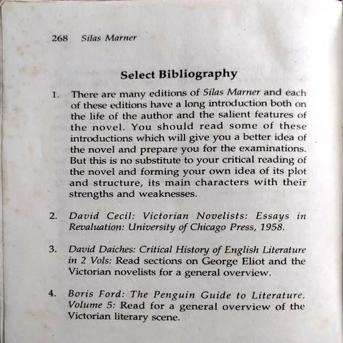 Silas Marner (No. of pages 270)