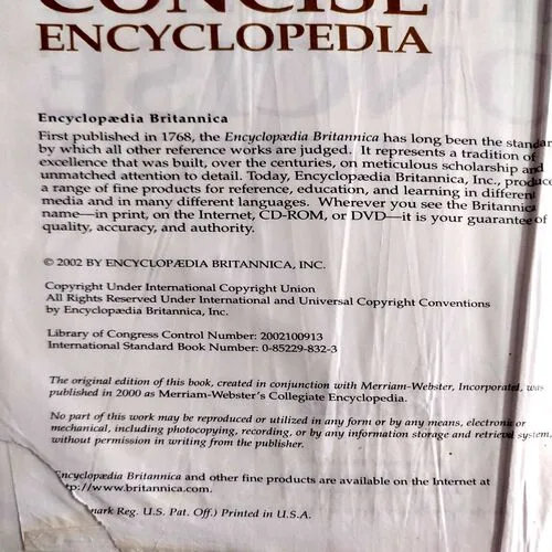 Britannica Concise English (No. of pages 2066)
