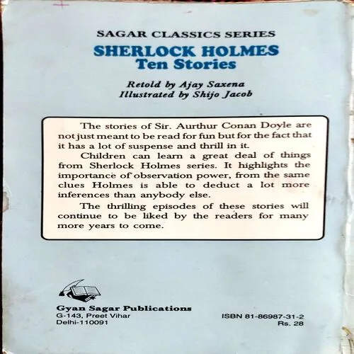 Sherlock Holmes Ten Stories (No. of pages 94)