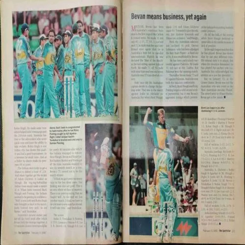Sportstar (Saturday , February 12th, 2000)
