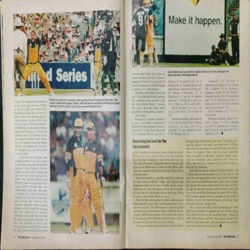 Sportstar (Saturday , February 19th, 2000)