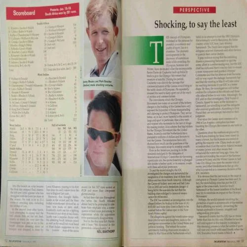 Sportstar (Saturday , October 17th, 1998)