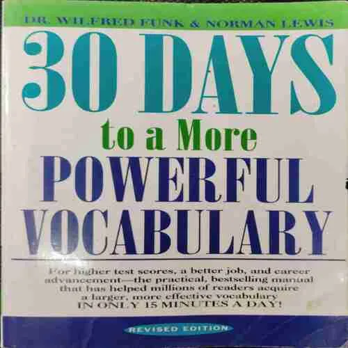 30 Day to a More Powerful Vocablary (Rs.150)
