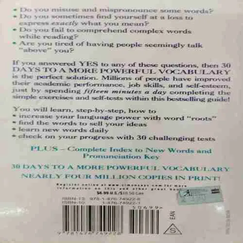 30 Day to a More Powerful Vocablary (Rs.150)