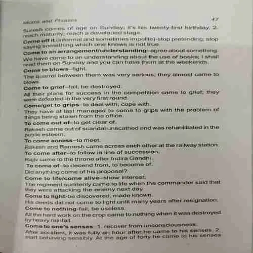 Idioms And Pheases (Rs.50)