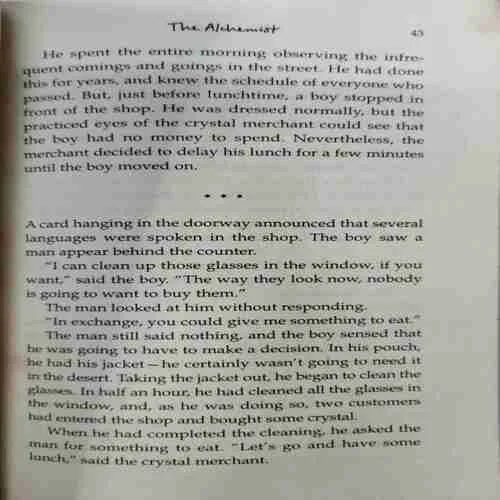 The Alchemist (Panlo Coelho)(Rs.350)