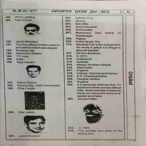 Sports Quiz For All (Pinky Jain )(Rs.70)
