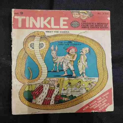 TINKLE (NO-9) (BACK COVER UPPER SIDE LITTLE CUT)