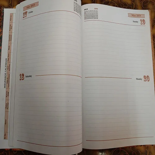 Lic Diary 2019