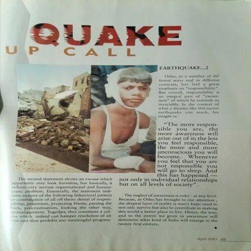 Osho Times ( April 2001 )