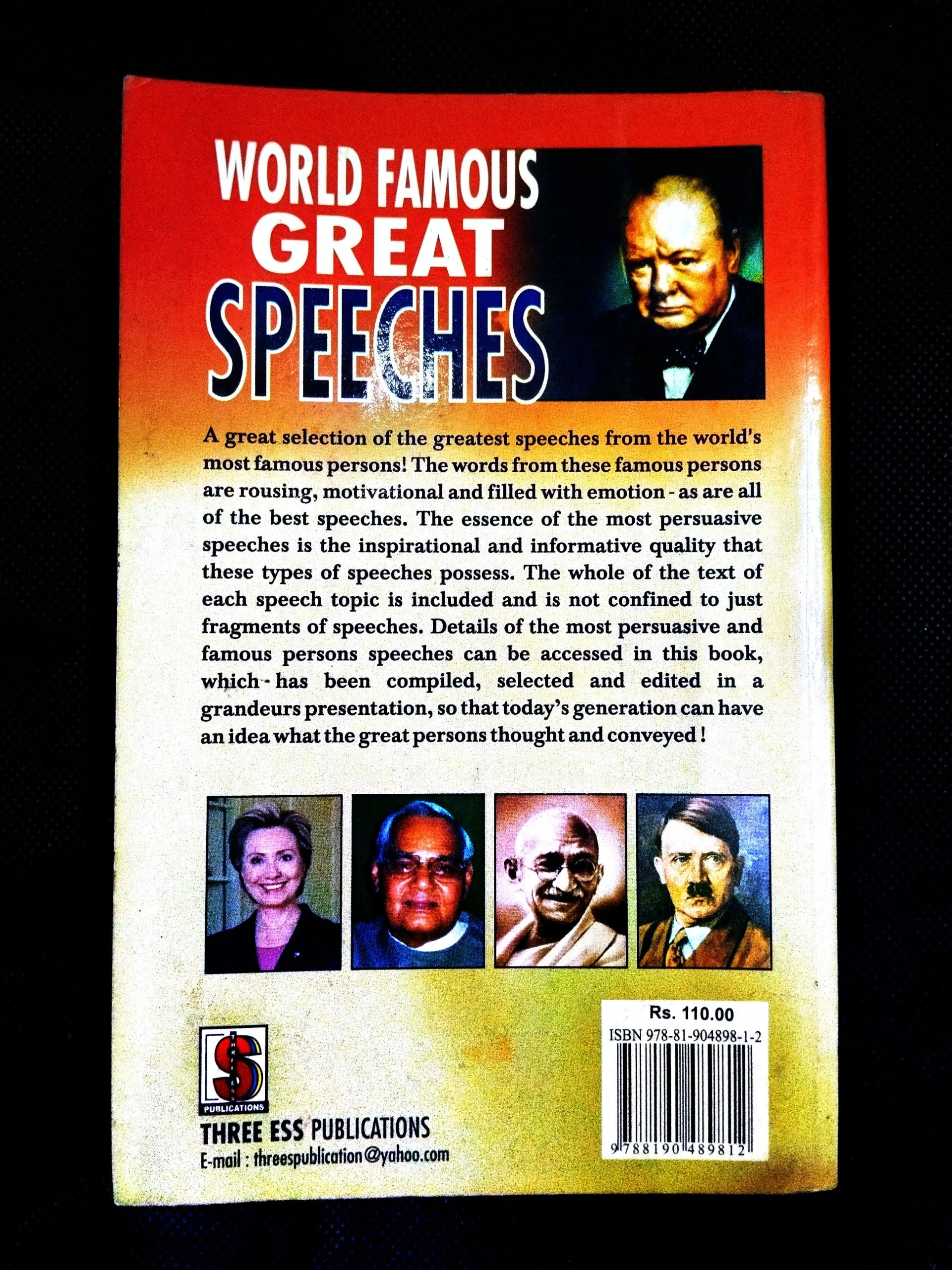 World Famous Great Speeches .