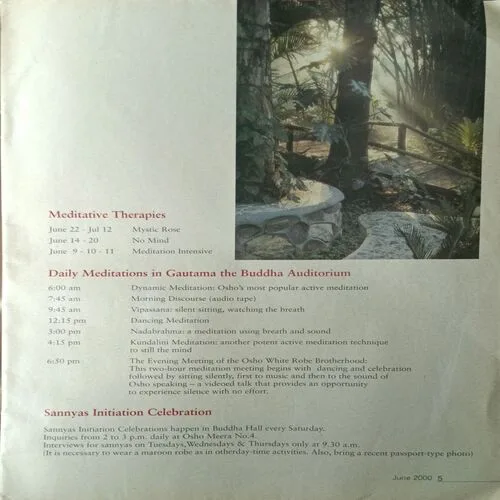 Osho Times ( June 2000 )