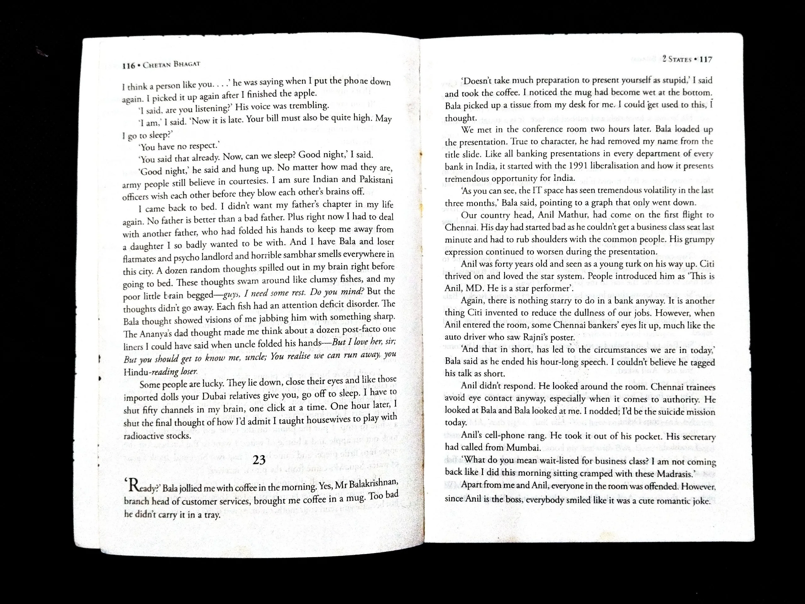 2 States ( Chetan Bhagat ) .