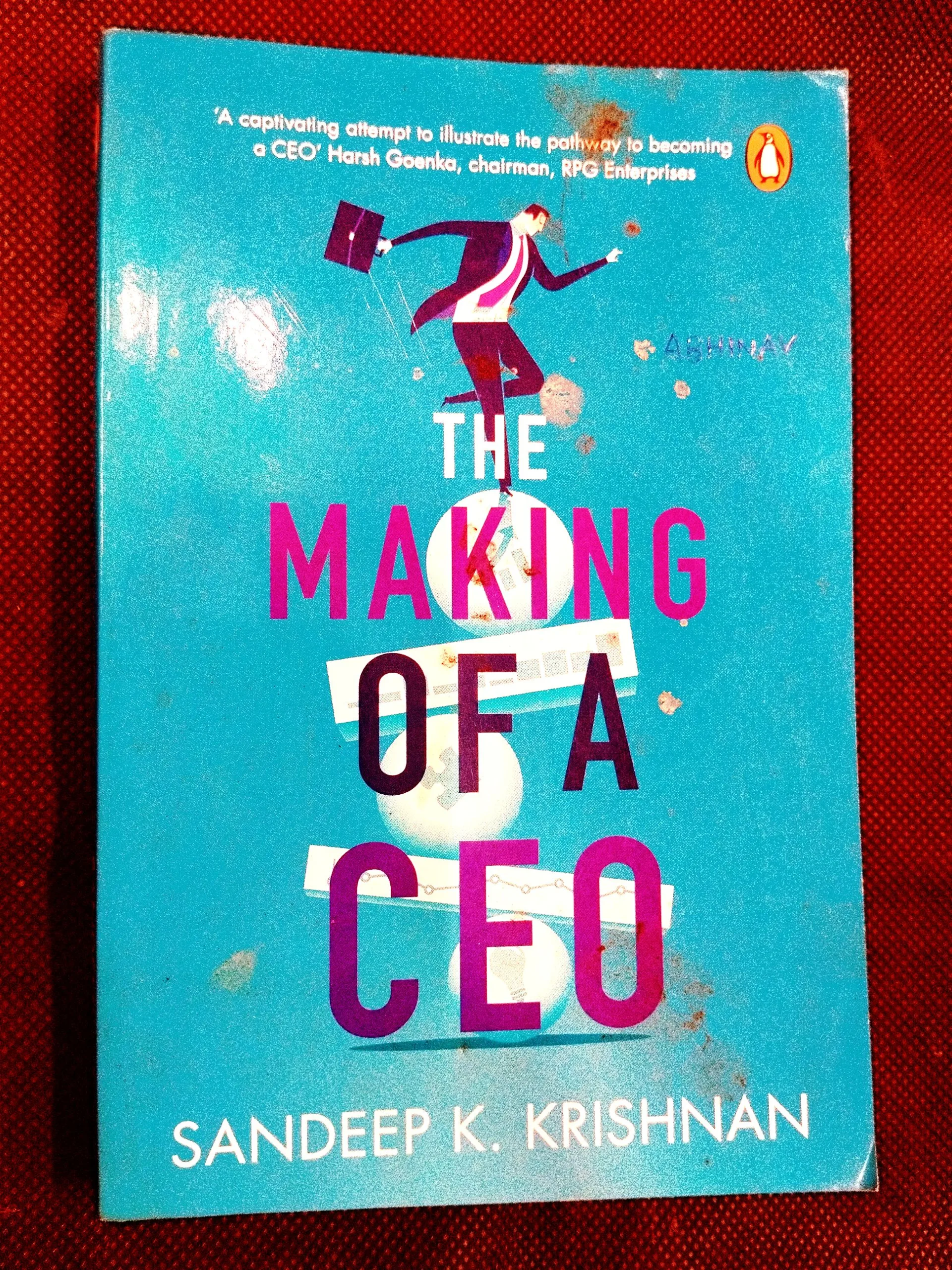 The Making Of A Ceo ( Sudeep K. Krishnan ) .