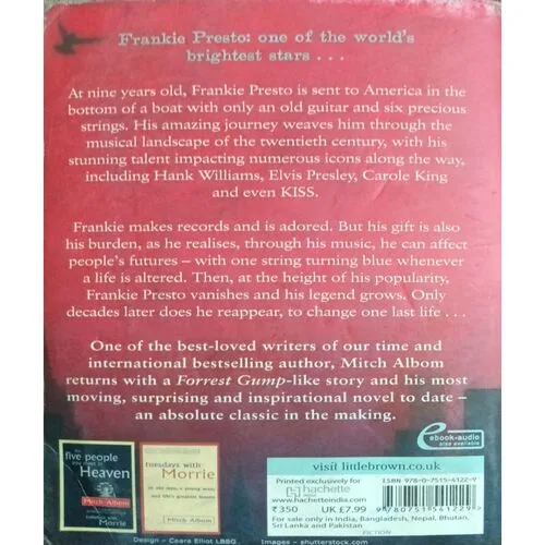 The Magic Strings Of Frankie Presto ( Mitch Albom ) ( Total Page = 520 )