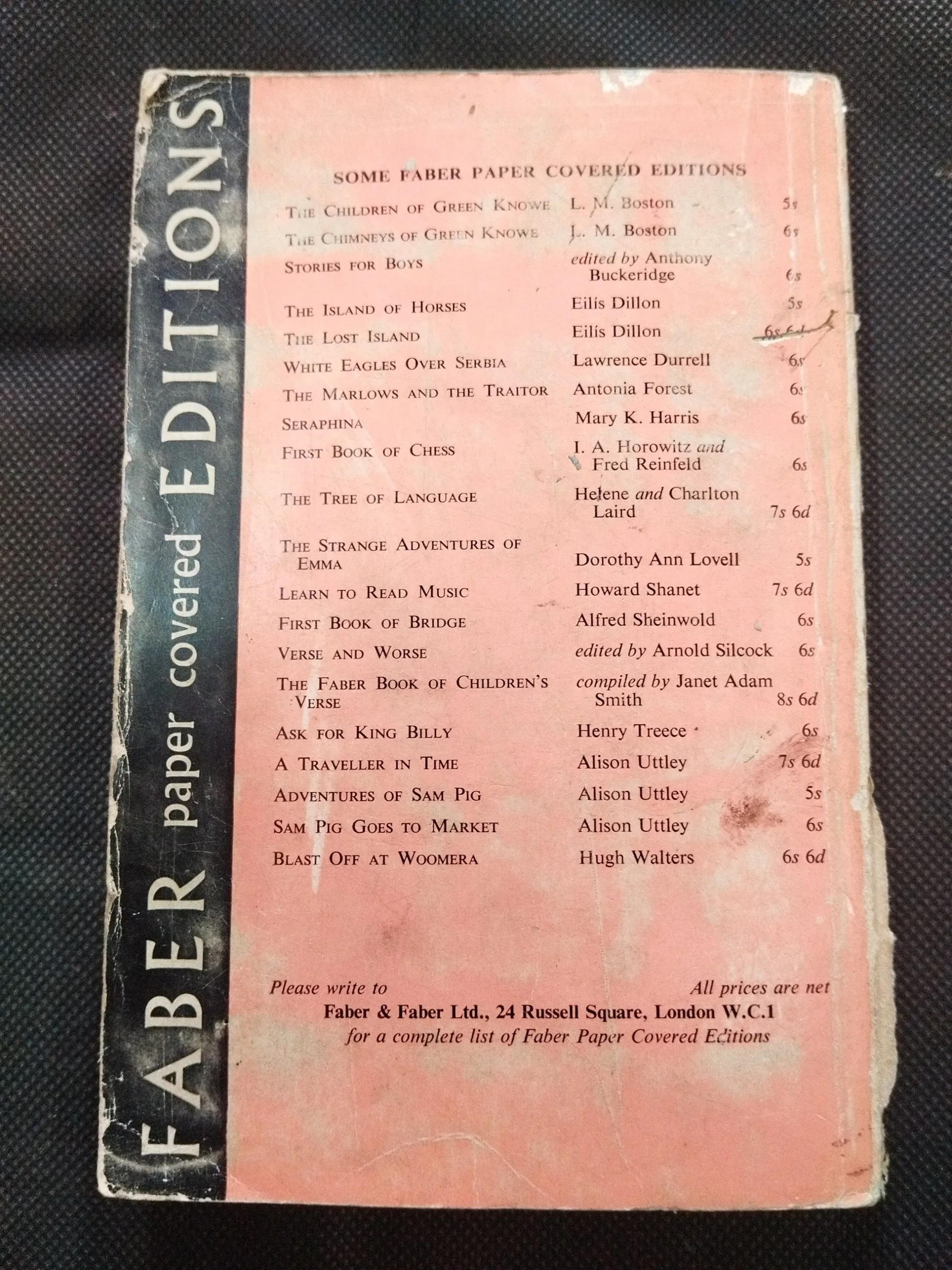 Collected Stories For Children ( Walter De La Mare ) .