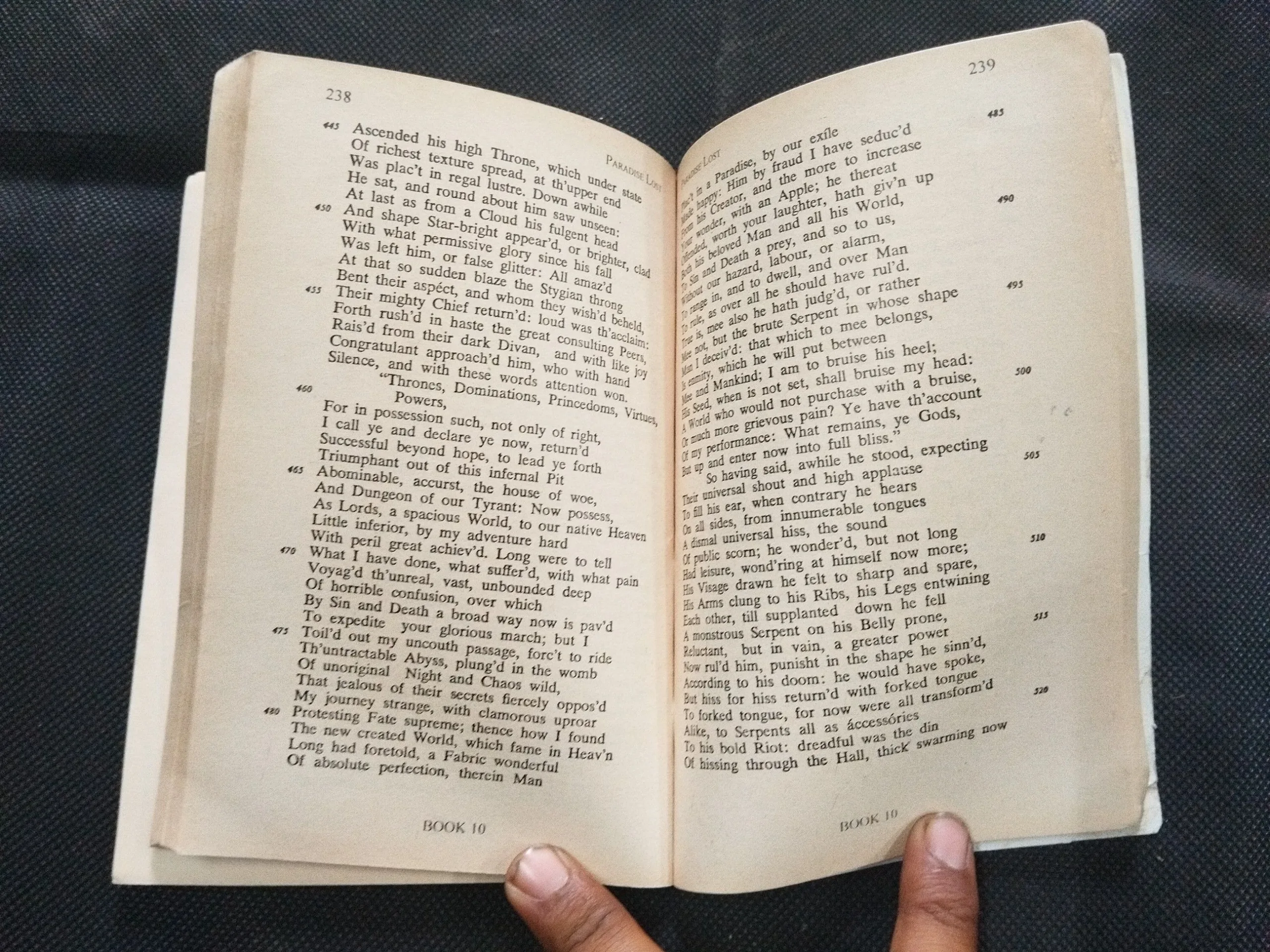 Paradise Lost ( John Milton ) .
