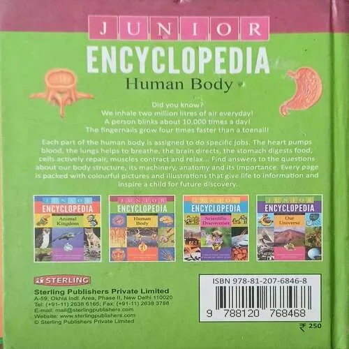 Junior Encyclopedia Human Body ( Total Pages 224 )