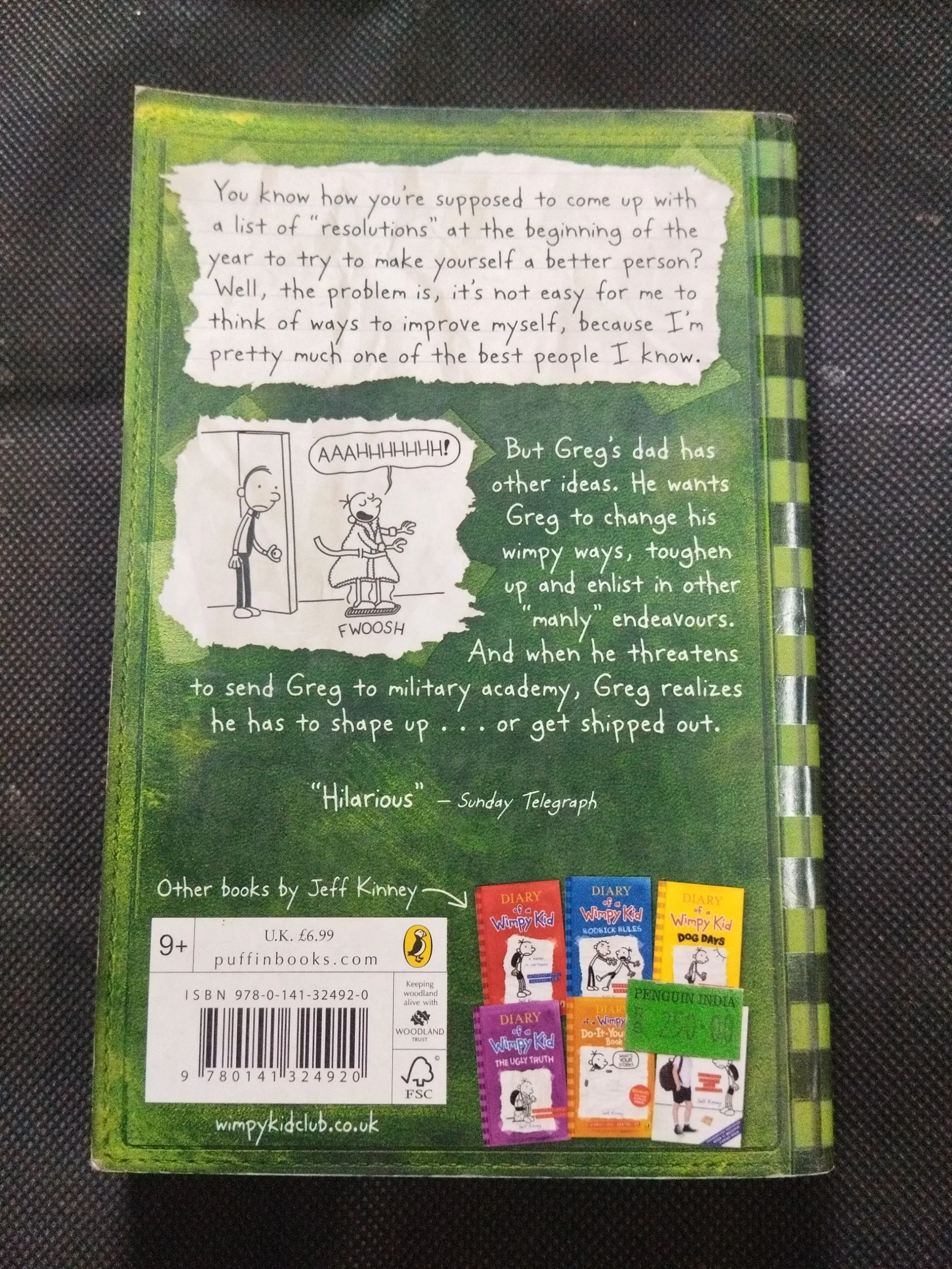 Diary Of A Wimpy Kid ( Jeff Kinney ) .
