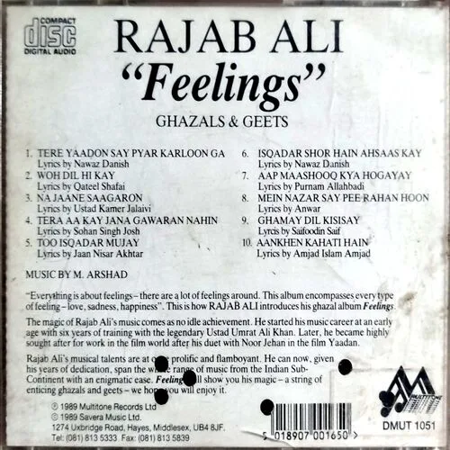 Rajab Ali Ghazals And Geet