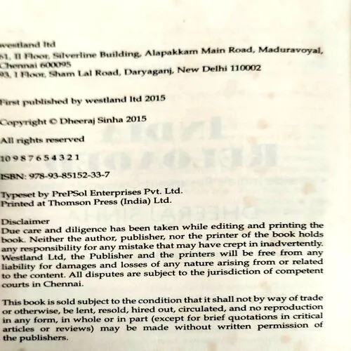 India Reloaded (No. of pages 205)