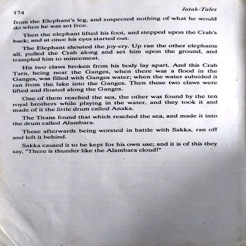 Jatak Tales (No. of pages 174)