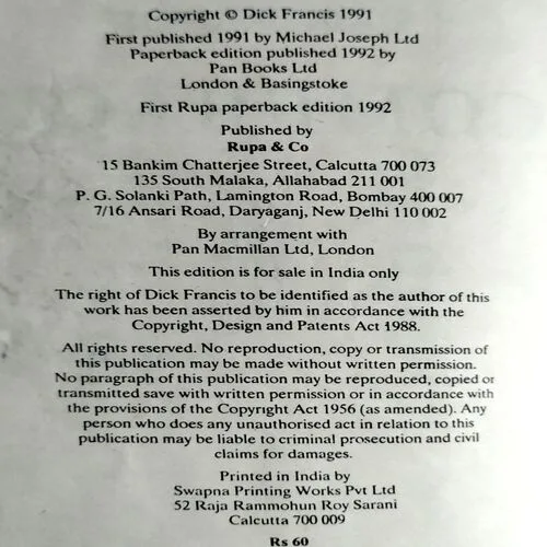 Comeback (No. of pages 260)
