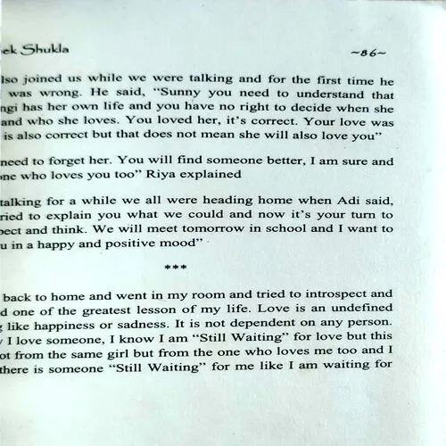 Still Waiting (No. of pages 86)