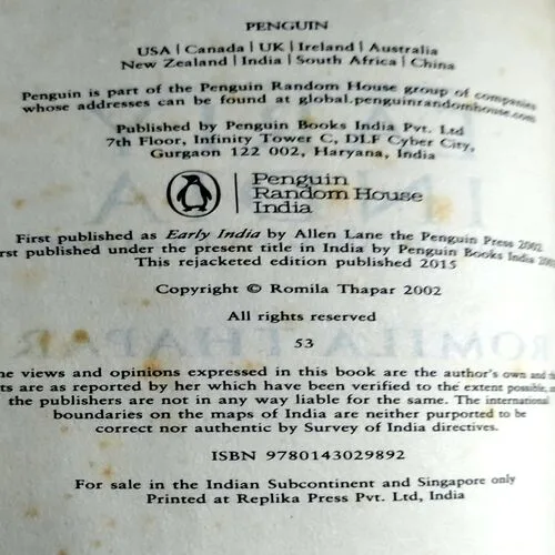 Early India (No. of pages 556)