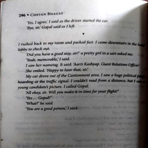 Chetan Bhagat (No. of pages )