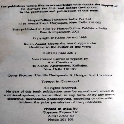 Lean Cuisine Curries (No. of pages 162)