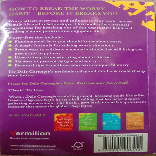How To Stop Worrying and Start Living (By Dale Carnegie) (No. Of pages – 390)