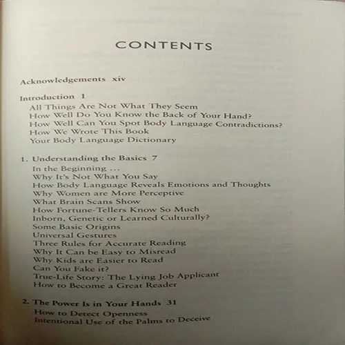 The Definitive Book Of Body Language (No. Of Pages – 386)