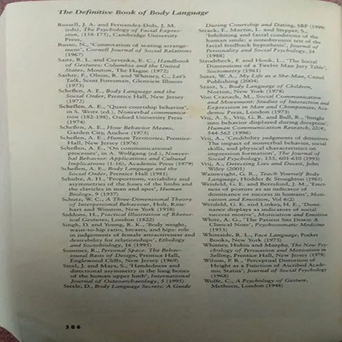 The Definitive Book Of Body Language (No. Of Pages – 386)