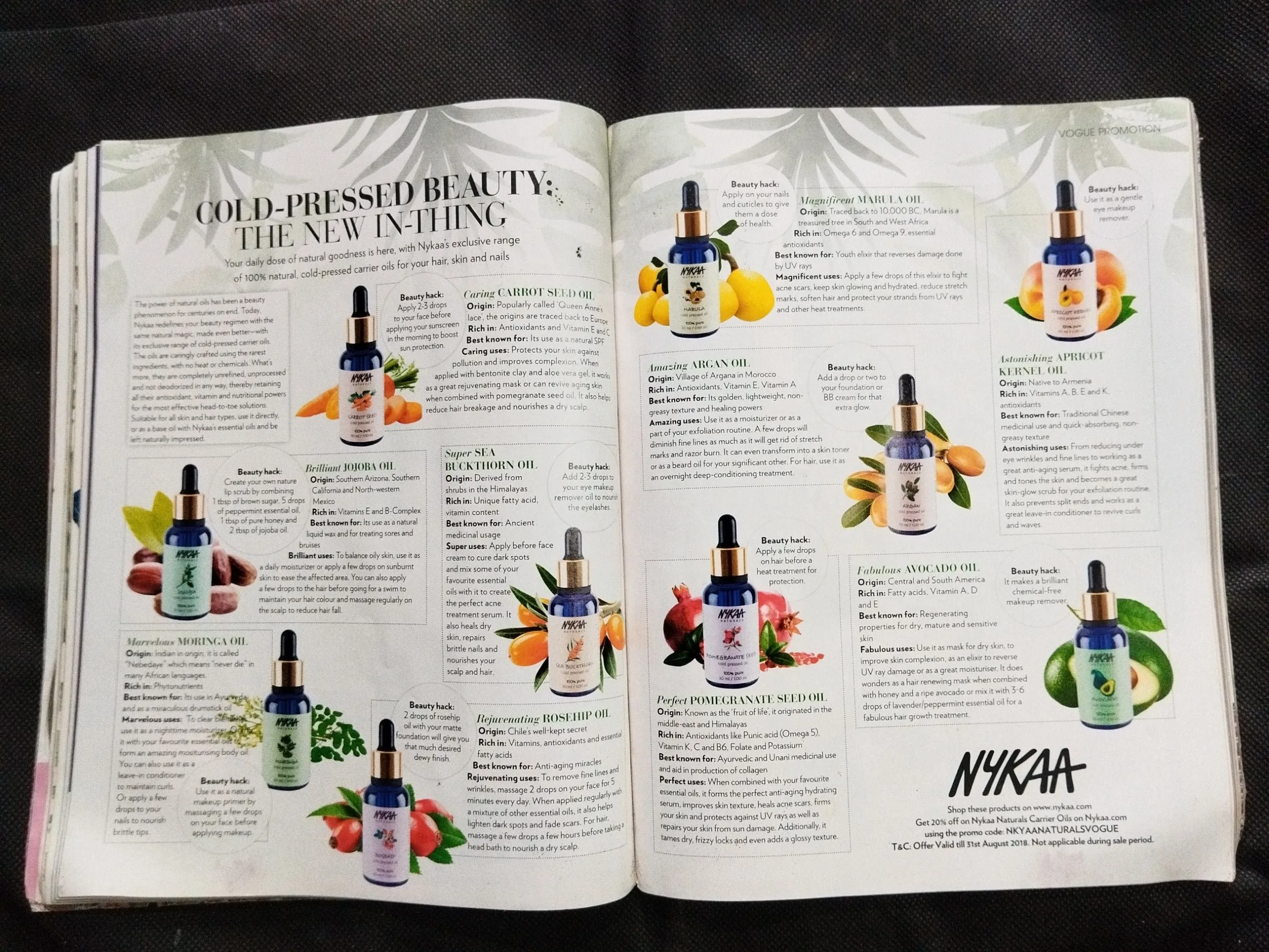Vogue ( July 2018 ) Cover damage a little .