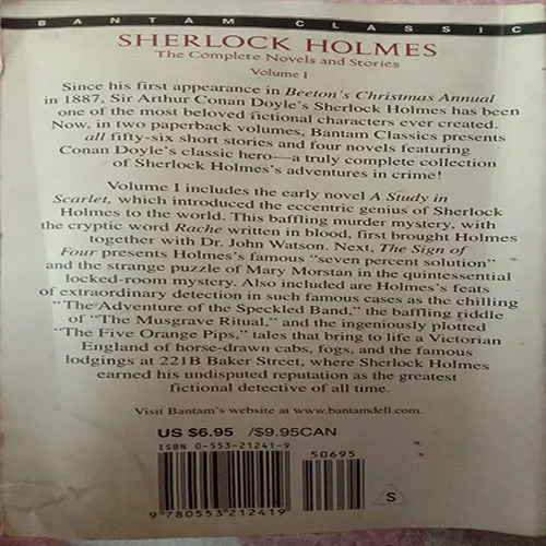 Sherlock Holmes : The Complete Novels And Stories (Volume 1)