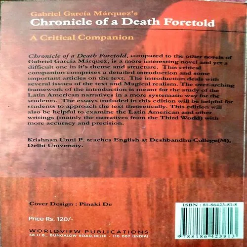 Chronicle Of A Death Foretold (No. of pages 218)