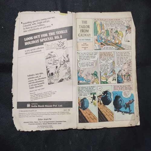 TINKLE (NO-306) (PAGE NO-29 LITTLE CUT AND STORY IMPACT) (BACK COVER MISSING)