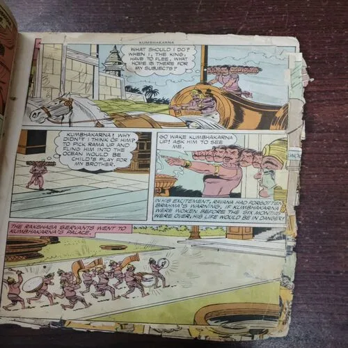 Kumbhakarna (    Page no. 7 Small cut ,13 to 20 damage )