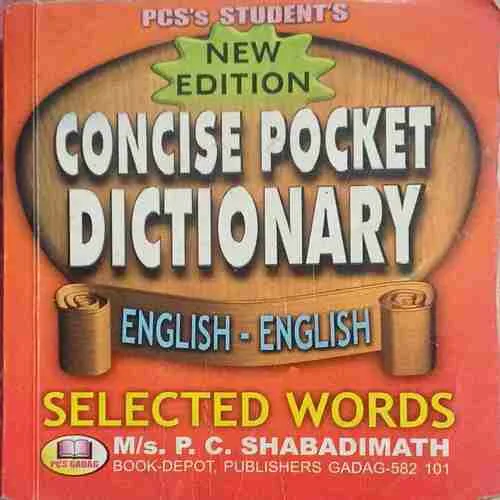 concise pocket Dictionary