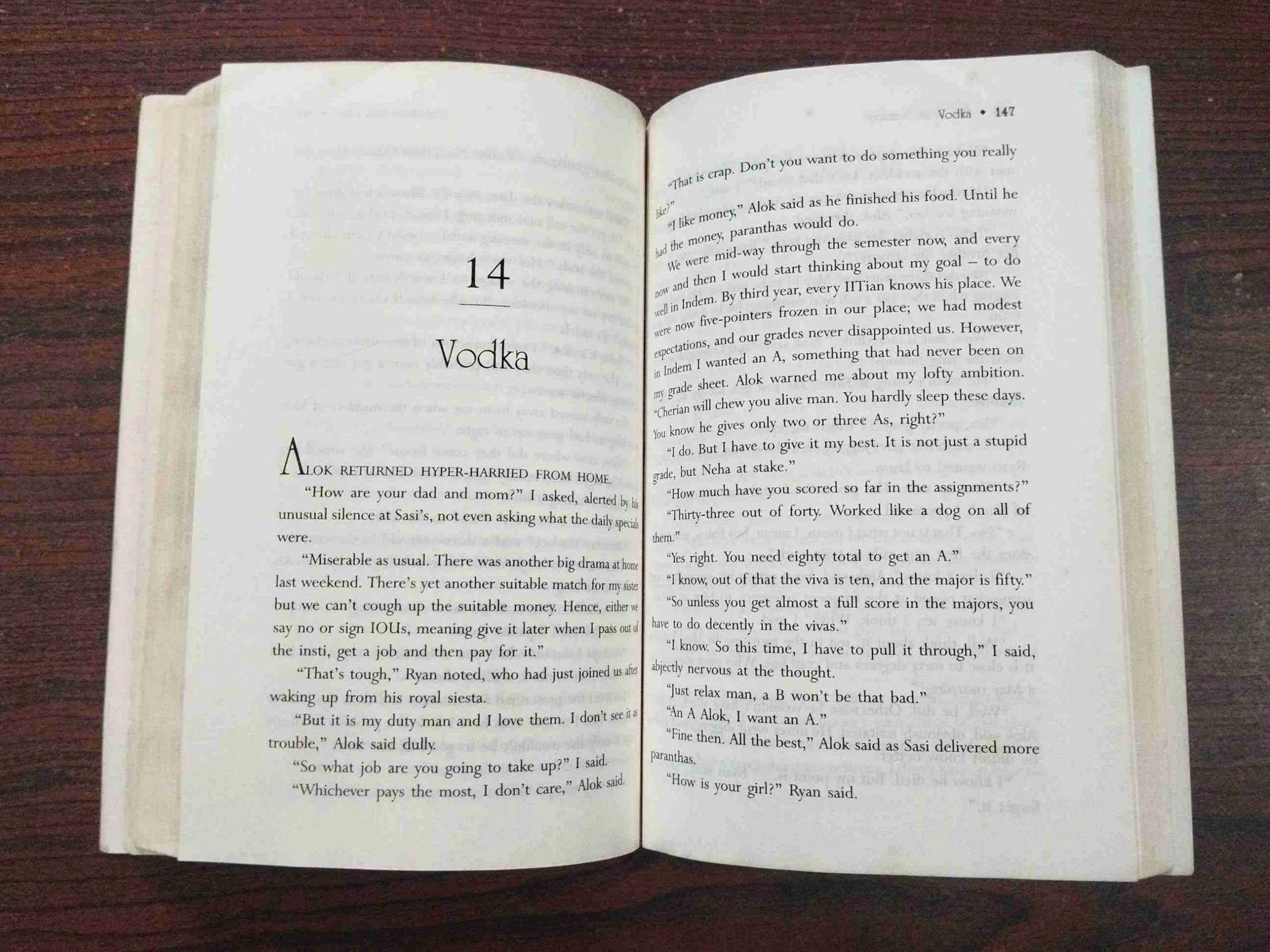 Five Point Someone – What Not To Do At IIT ( Chetan Bhagat ) .