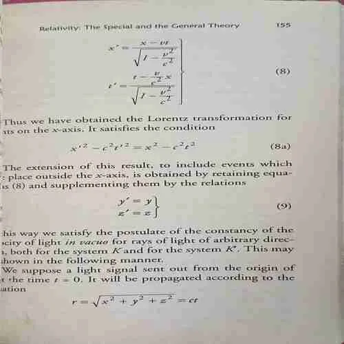 Albert Einstein Relativity