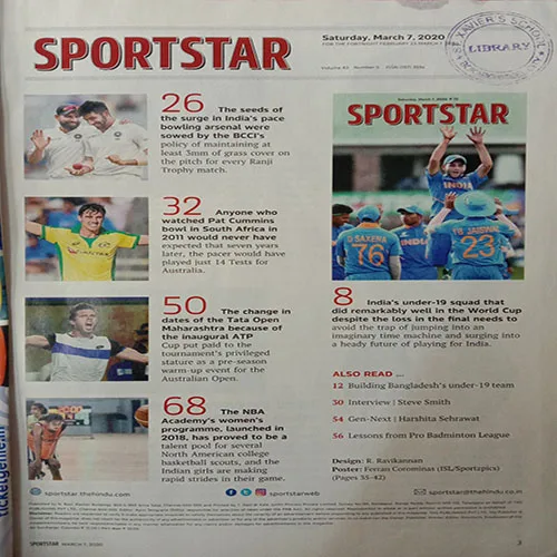 Sportstar (March 7, 2020) (Poster Not Available)