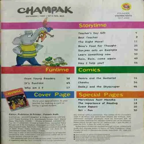 Champak (September 1st 2013)