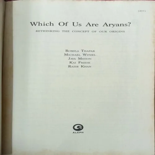 Which Of Us Are Aryans