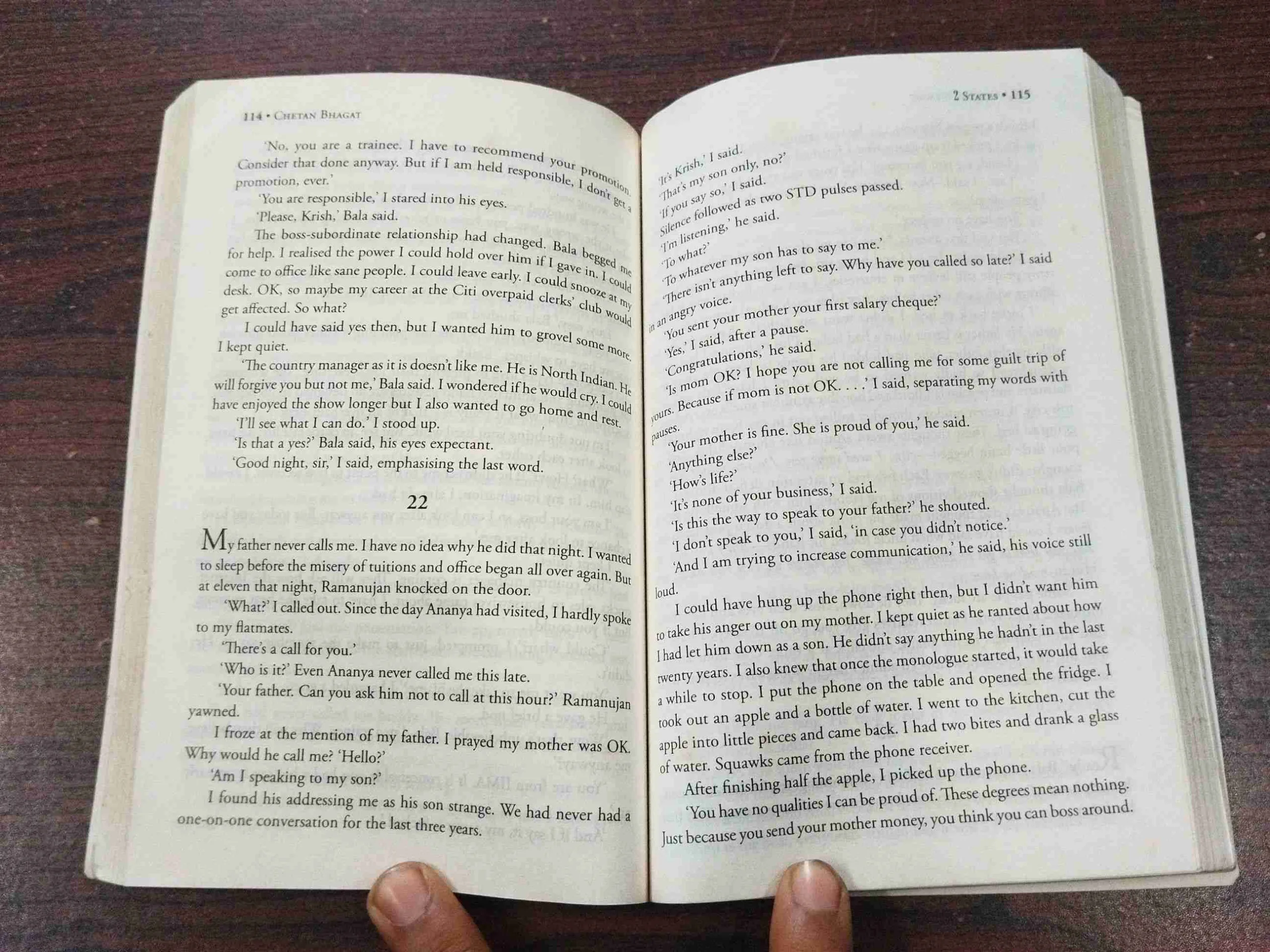 2 States ( Chetan Bhagat ) .