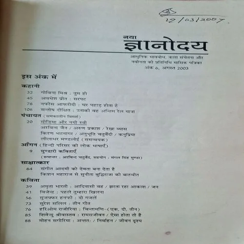 Naya Gyanodaya ( By Prabhakar Shrotiye )( Total Pages = 144 )