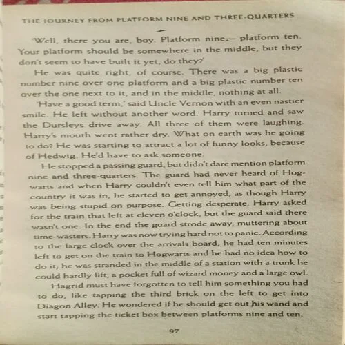 Harry Potter And The Philosopher’s Stone ( By J.K.Rowling ) ( Total Pages = 332 )