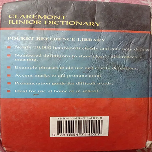 Junior Dictionary (No. Of Pages – 448)